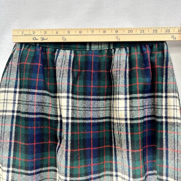 Pendleton Signature Tartan Plaid Skirt 10 100% Wool Pleated Preppy Old Money USA - Picture 6 of 7